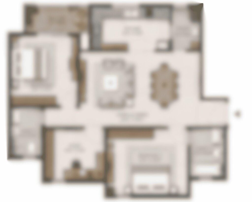 3BHK Studey